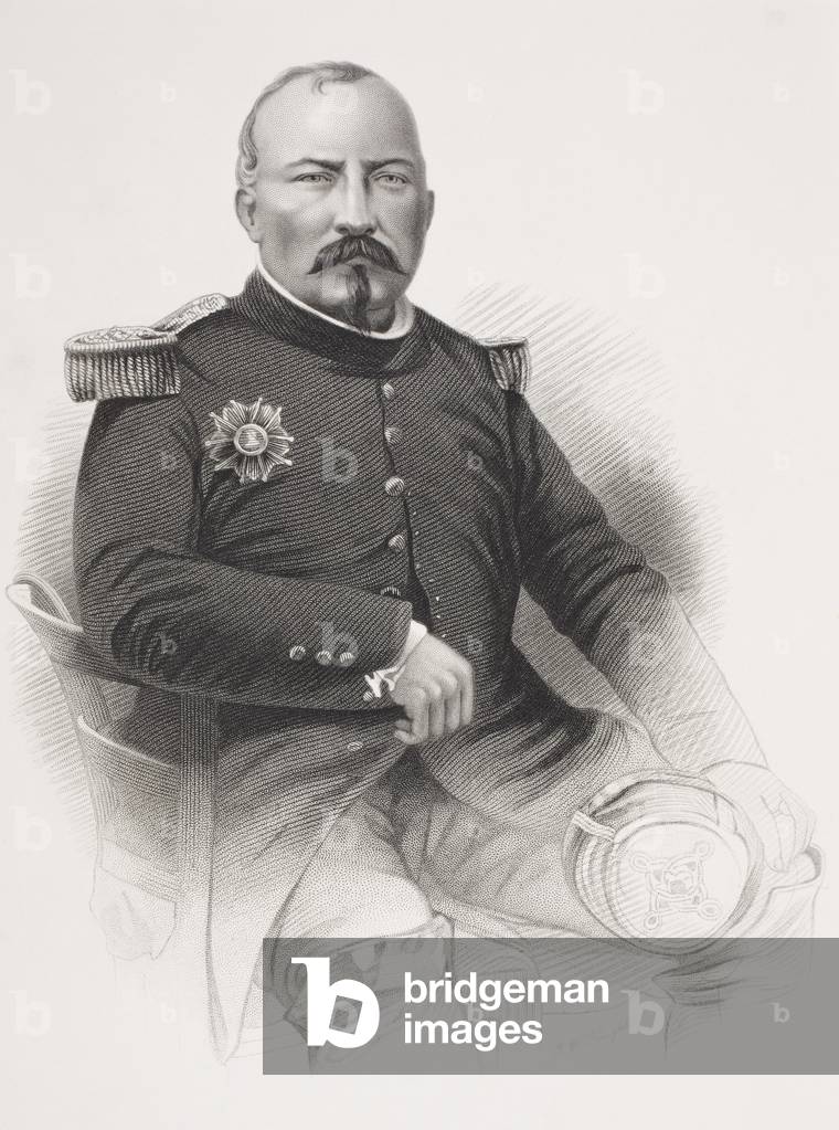 Pierre Francois Joseph Bosquet, from 'Gallery of Historical Portraits', published c.1880 (litho)
