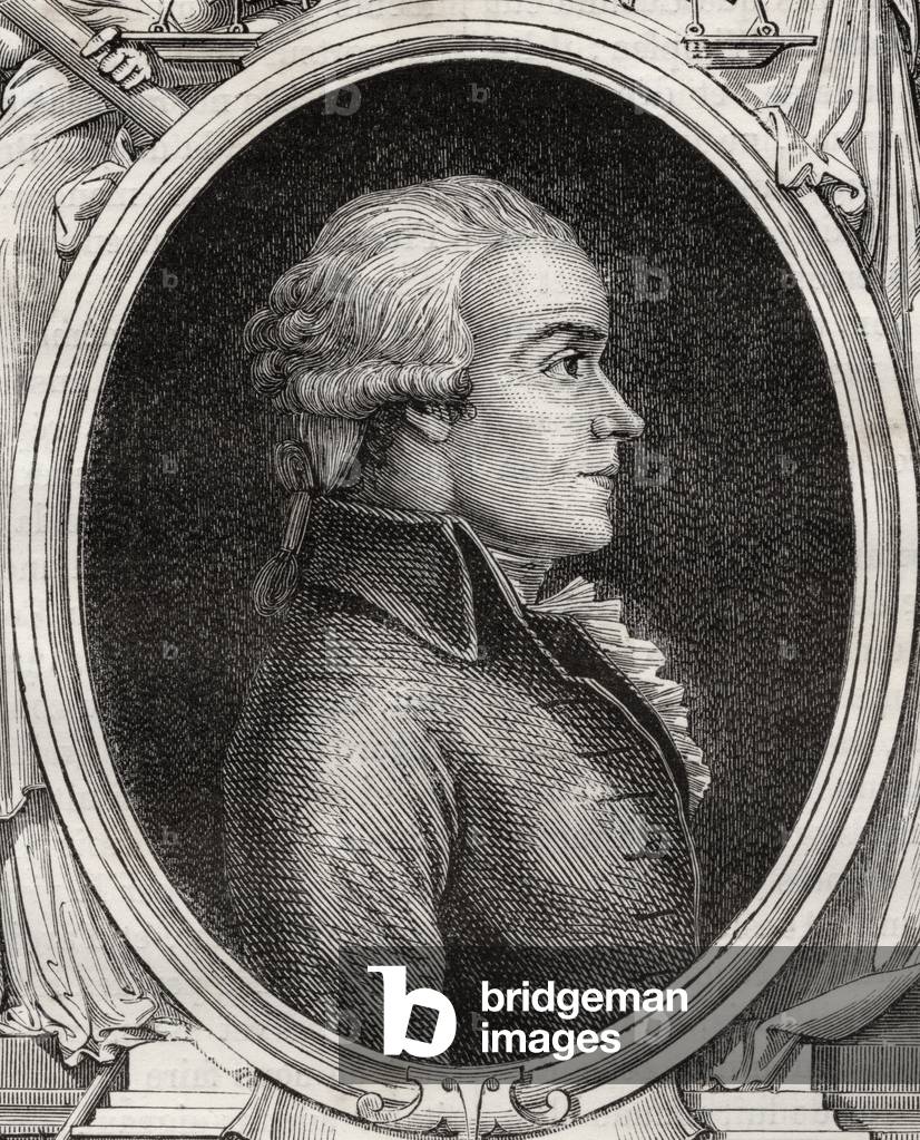 Charles Cochon de Lapparent, from 'Histoire de la Revolution Francaise' by Louis Blanc (1811-82) (engraving)