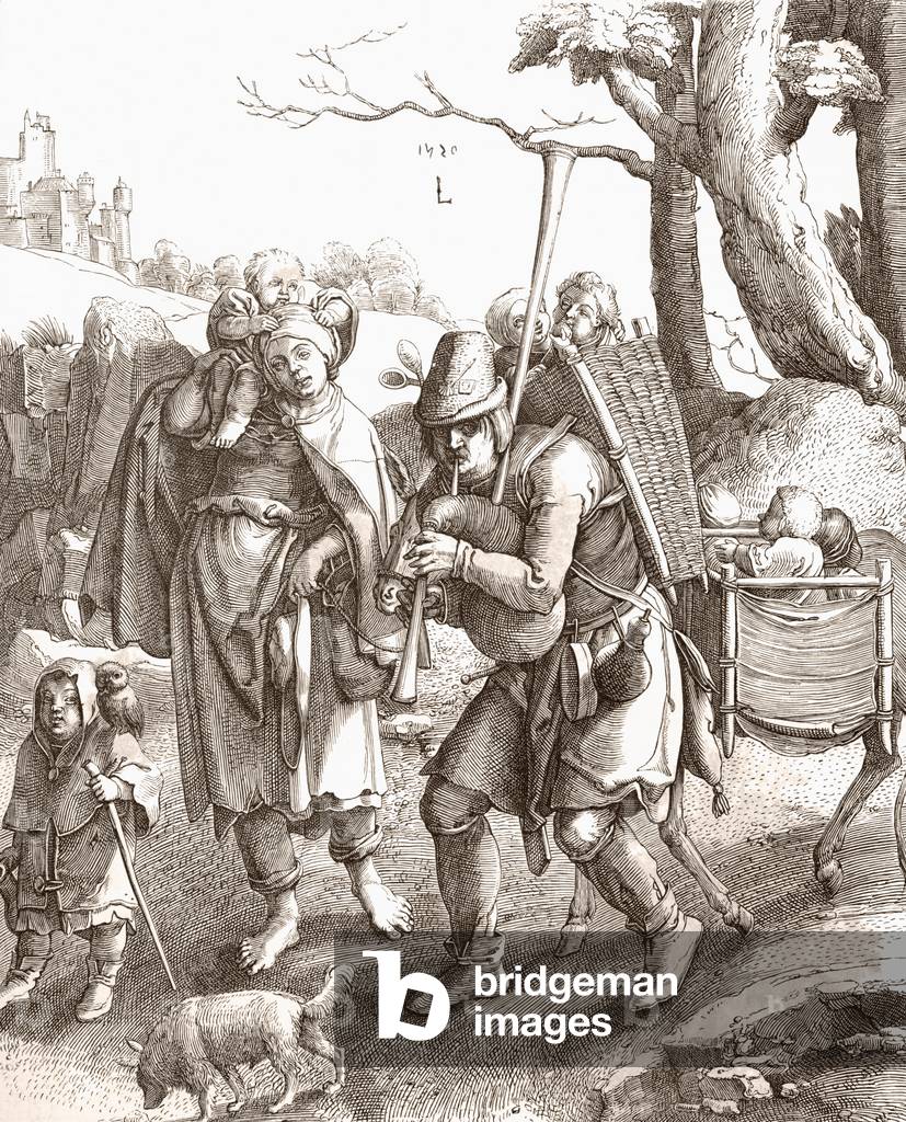 L'Espiegle by Lucas van Leyden.    published 1863. (litho)