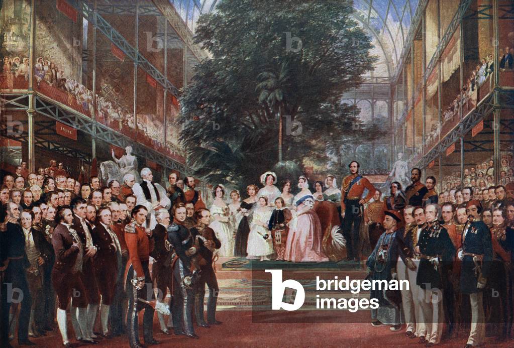 The opening by Queen Victoria of  The Great Exhibition in Hyde Park, London, England, 1st May, 1851.