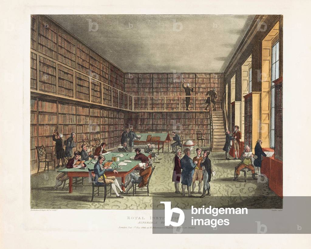 Royal Institution Library, 19th century