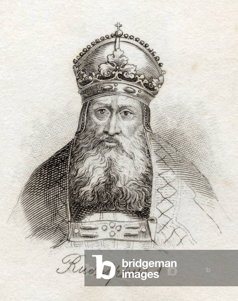 Rudolph I of Germany, from 'Crabb's Historical Dictionary', published 1825 (litho)