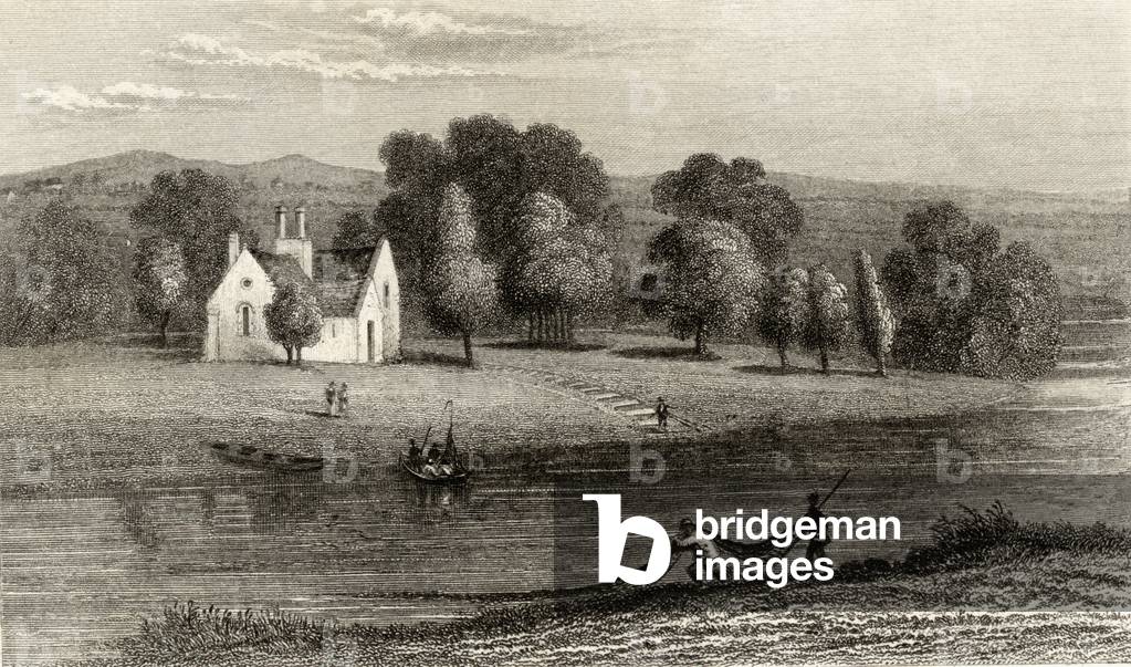Runnymead or Magna Carta Island (engraving)
