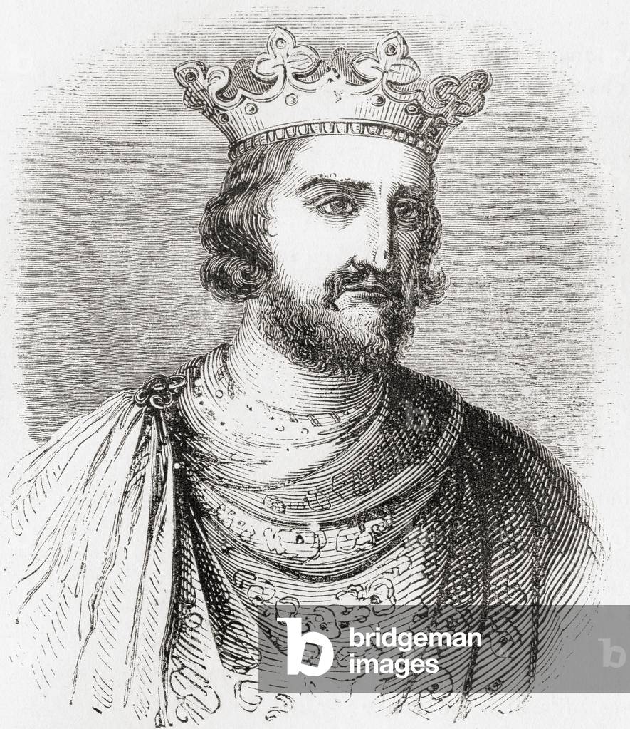 Henry III, aka Henry of Winchester, from Old England: A Pictorial Museum, published 1847