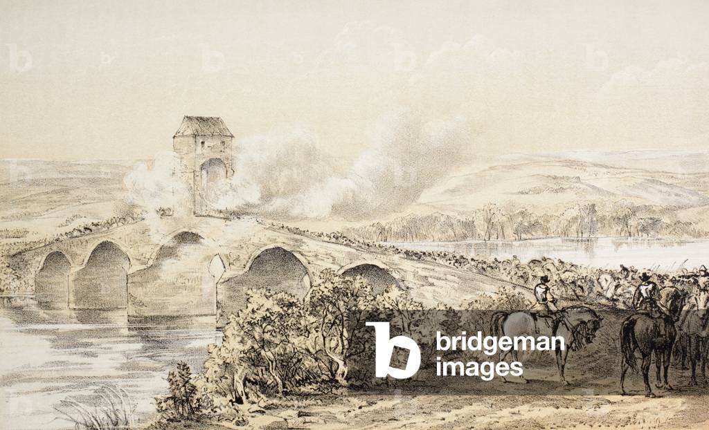 The Battle of Bothwell Bridge, 22nd June 1679, from 'The Scots Worthies According to Howie's Second Edition, 1781', by John Howie (1735-93) published 1879 (colour litho)