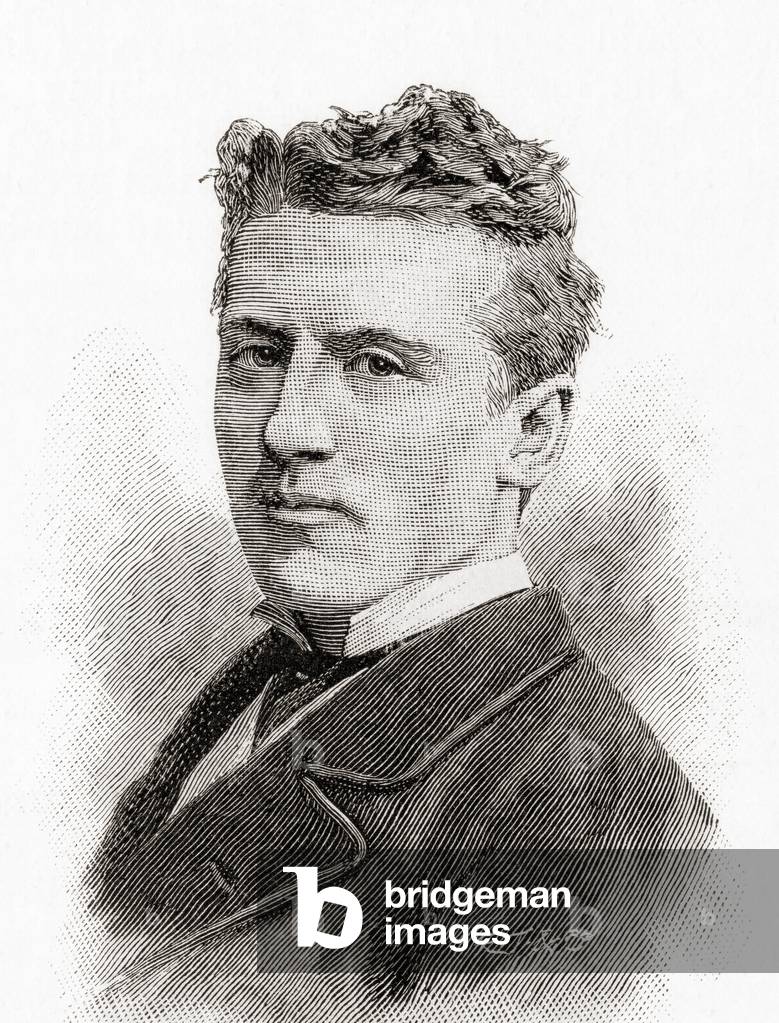 Wilson Barrett, born William Henry Barrett, from The Strand Magazine, Vol I January to June, 1891