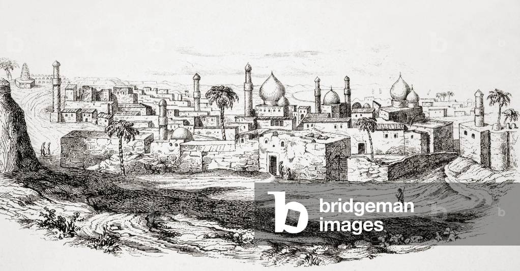 Baghdad, Iraq, after a mid-19th century illustration, from L'Histoire Universelle Ancienne et Moderne, published in Strasbourg c.1860 (engraving)