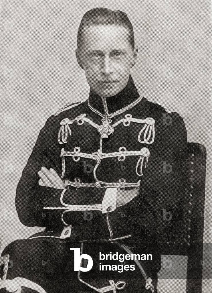 German Crown Prince Wilhelm, last Crown Prince of the Kingdom of Prussia and the German Empire, from Hutchinson's History of the Nations, pub.1915 (print)