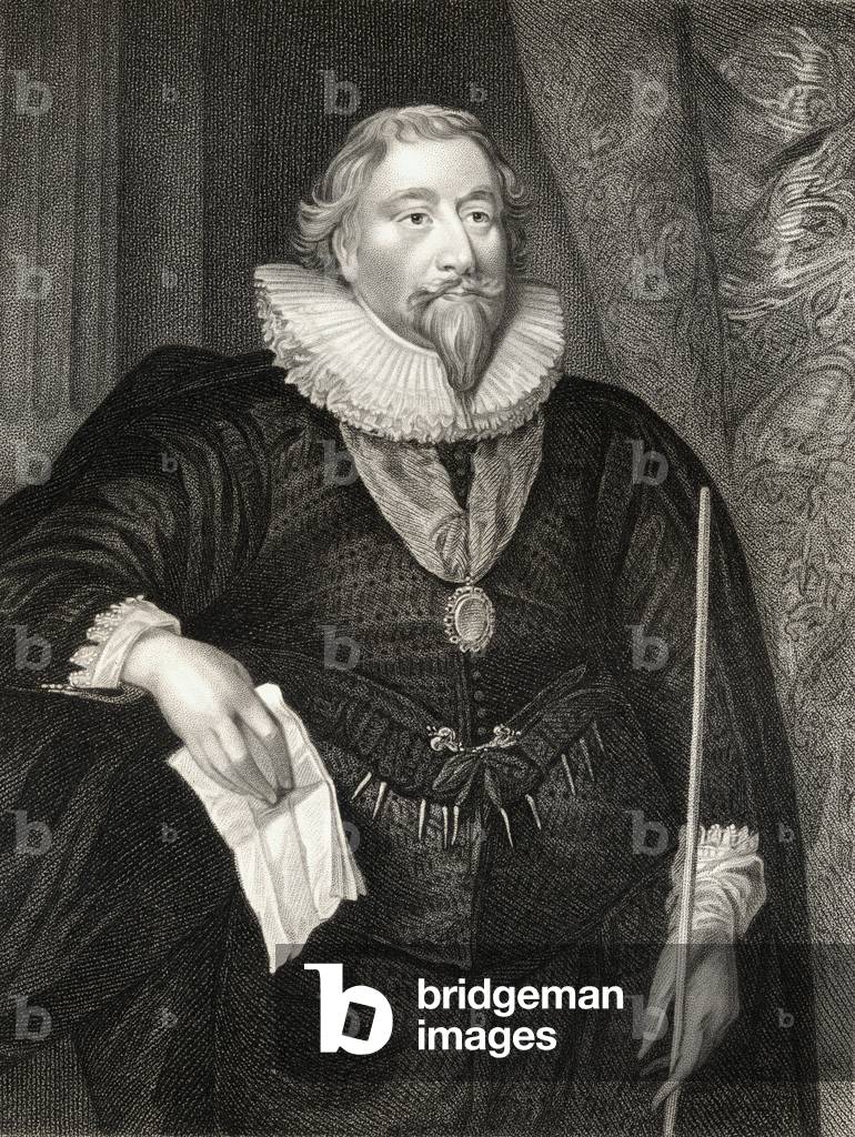 Portrait of Richard Weston, from 'Lodge's British Portraits', 1823 (litho)