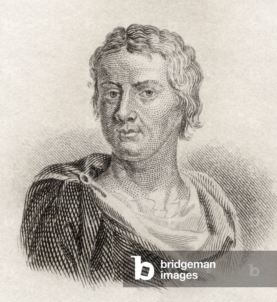 Andrea Palladio, 1508 to 1580, Italian Renaissance architect, from Crabb's Historical Dictionary pub.1825