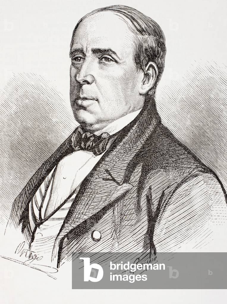 Agustin Duren, Spanish scholar, from El Museo Universal, pub. Madrid 1862