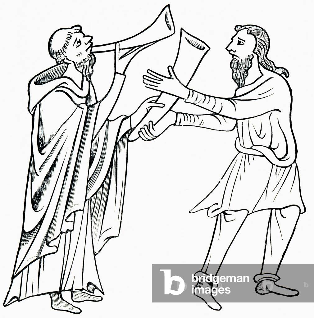 The Legend of St. Patrick's Horn, from 'A Short History of the English People' by J. R. Green, published 1893 (litho)