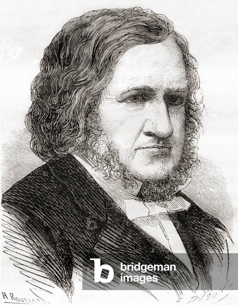 Sir James Young Simpson, from 'Les Merveilles de la Science', published c.1870 (litho)