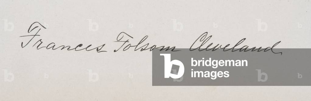 Signature of Frances Cleveland Preston (pen & ink on paper)