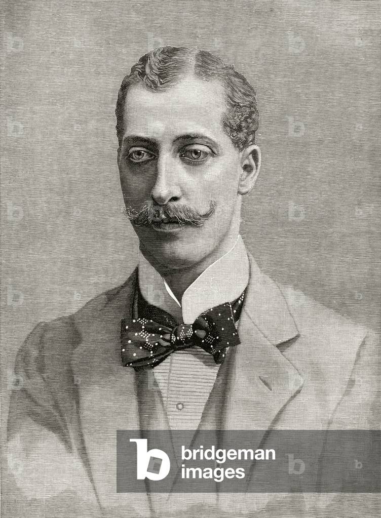 Prince Albert Victor, Duke of Clarence and Avondale, from 'The English Illustrated Magazine', 1891-92 (litho)