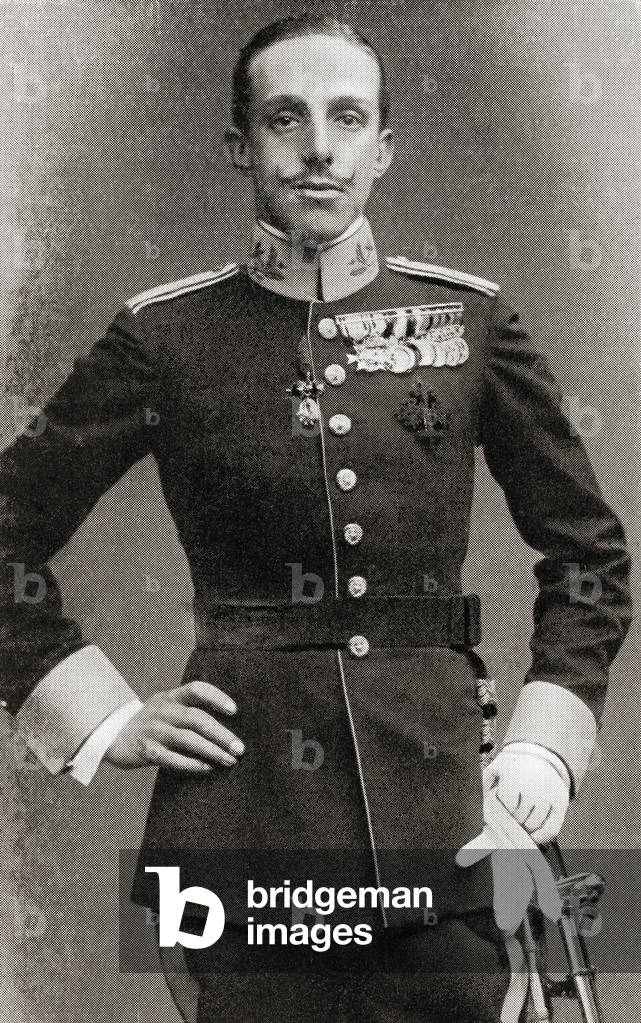 Alfonso XIII, from Hutchinson's History of the Nations, pub.1915