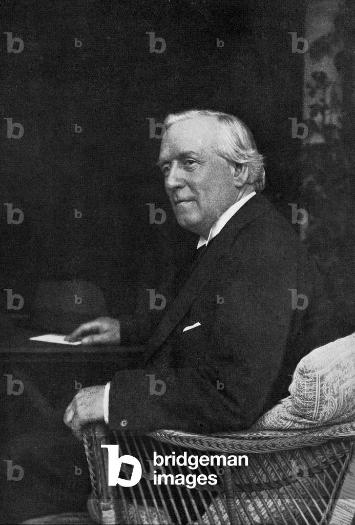 Herbert Henry Asquith, from 'The Year 1912', published London, 1913 (litho)