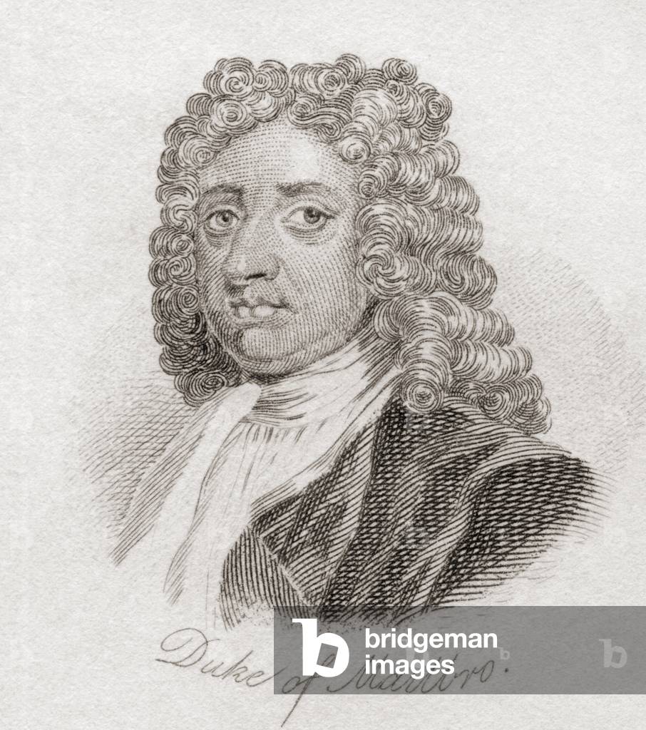 John Churchill, 1st Duke of Marlborough, from the 'Crabbs Historical Dictionary' pub. 1825 (print)