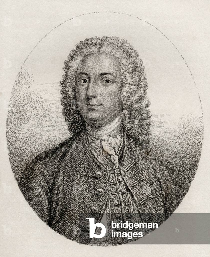 John Boyle, illustration from 'A catalogue of Royal and Noble Authors, Volume IV', published in 1806 (litho)