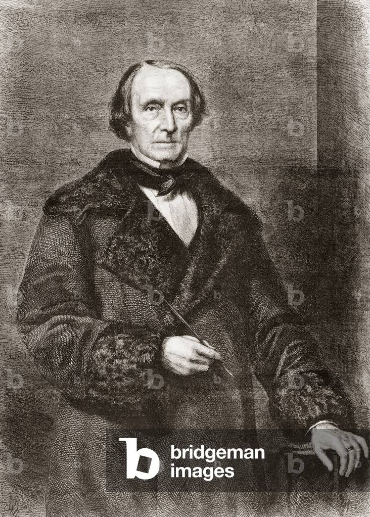 Carl August Peter Cornelius, from 'L'Univers Illustre' pub. 1867 (print)