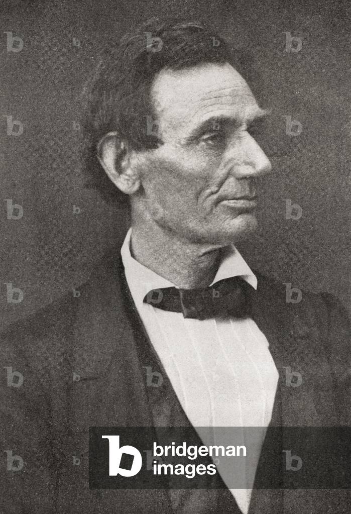 Abraham Lincoln, 1809 - 1865, seen here in 1860