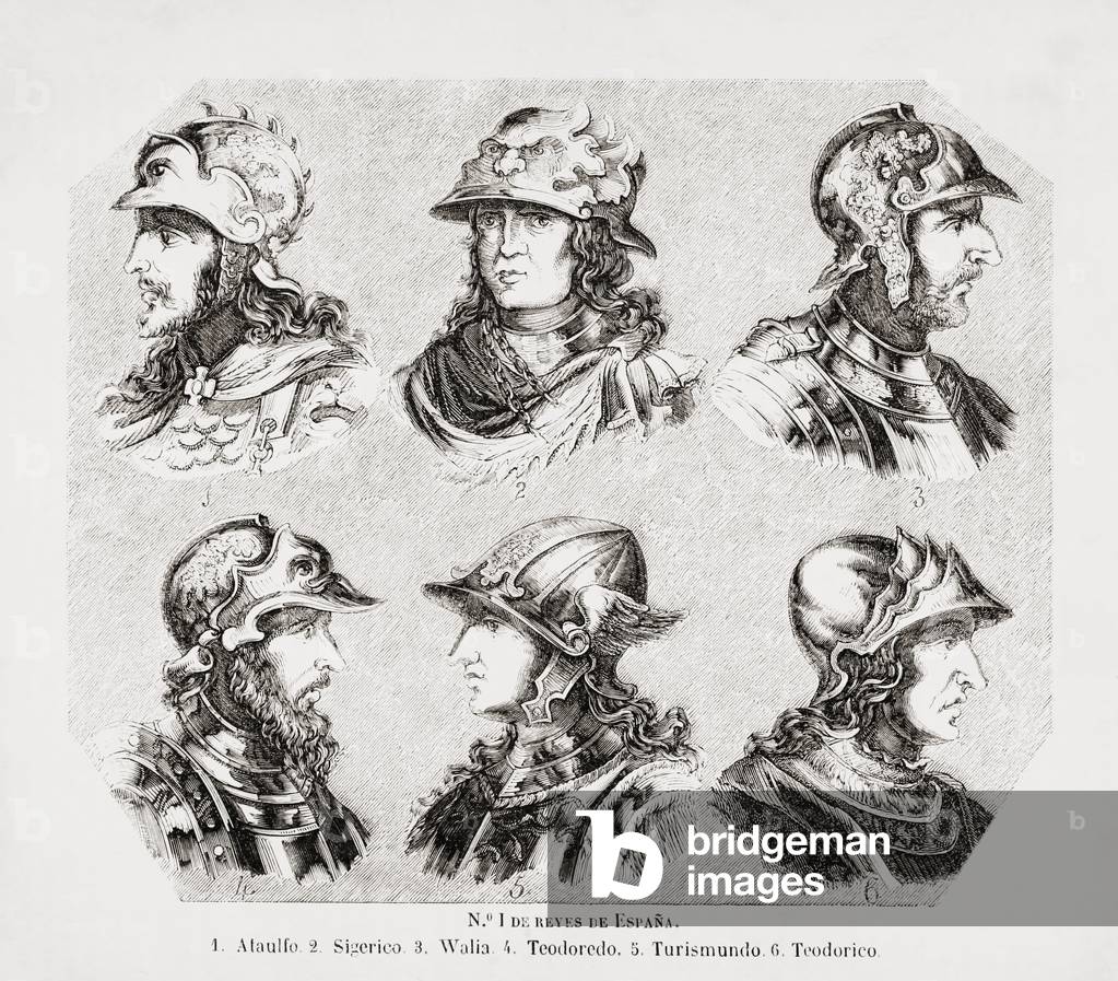 Six Visigoth kings of Spain,