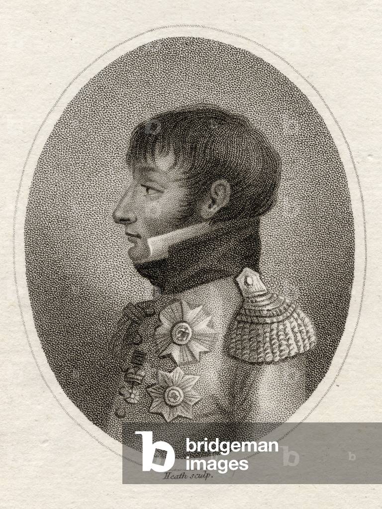 Louis Bonaparte (1778-1846) King of Holland from 'The Gallery of Portraits', engraved by Heath, published 1833 (engraving)