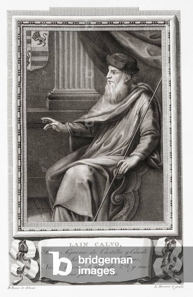 Laín Calvo, after an etching in Retratos de Los Españoles Ilustres, Madrid, Spain, pub. 1791