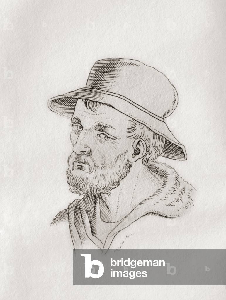 Giovanni Nanni, aka Giovanni de' Ricamatori or Giovanni da Udine, from Le Vite de' più eccellenti pittori, scultori, e architettori or Lives of the Most Excellent Painters, Sculptors, and Architects by Vasari, pub.1829