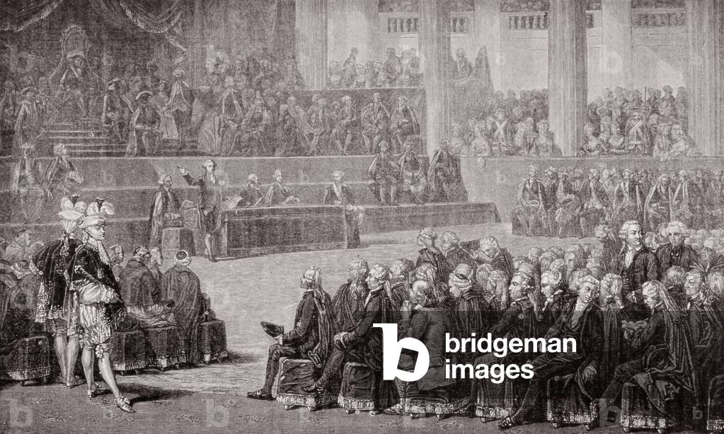 Opening of the Estates General, 5 May 1789 (engraving)