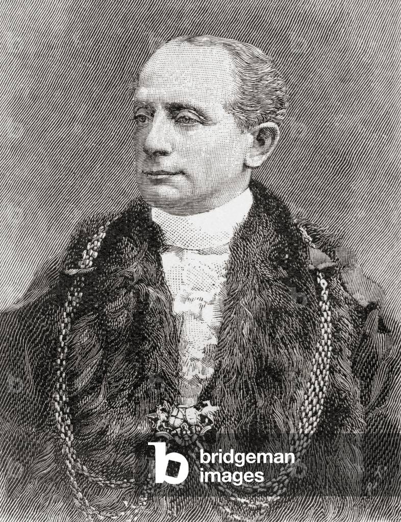Sir George Faudel Faudel-Phillips, 1st Baronet, 1840–1922.  From The Strand Magazine published 1897.