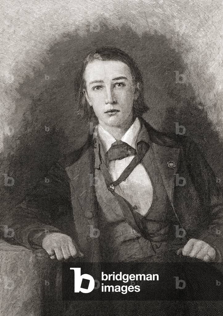 Sidney Clopton Lanier, from 'The Century Illustrated Monthly Magazine', published 1884 (engraving)