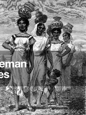 Women Carrying Pots on Head and Smoking Cigars, Paraguay, mid 19th century (engraving)