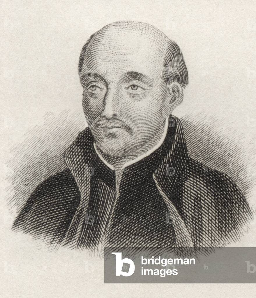 St. Ignatius of Loyola, from 'Crabbes Historical Dictionary', published in 1825 (litho)