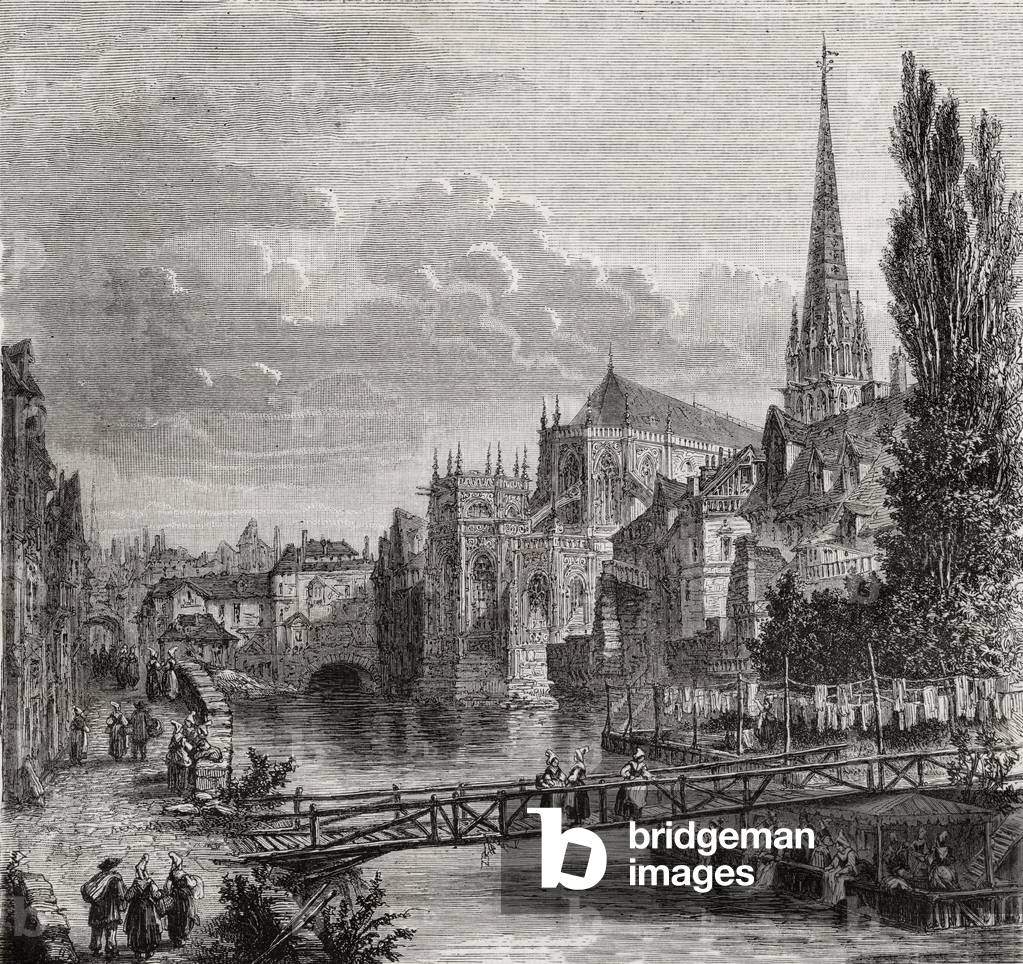 Caen in the 18th Century (engraving)