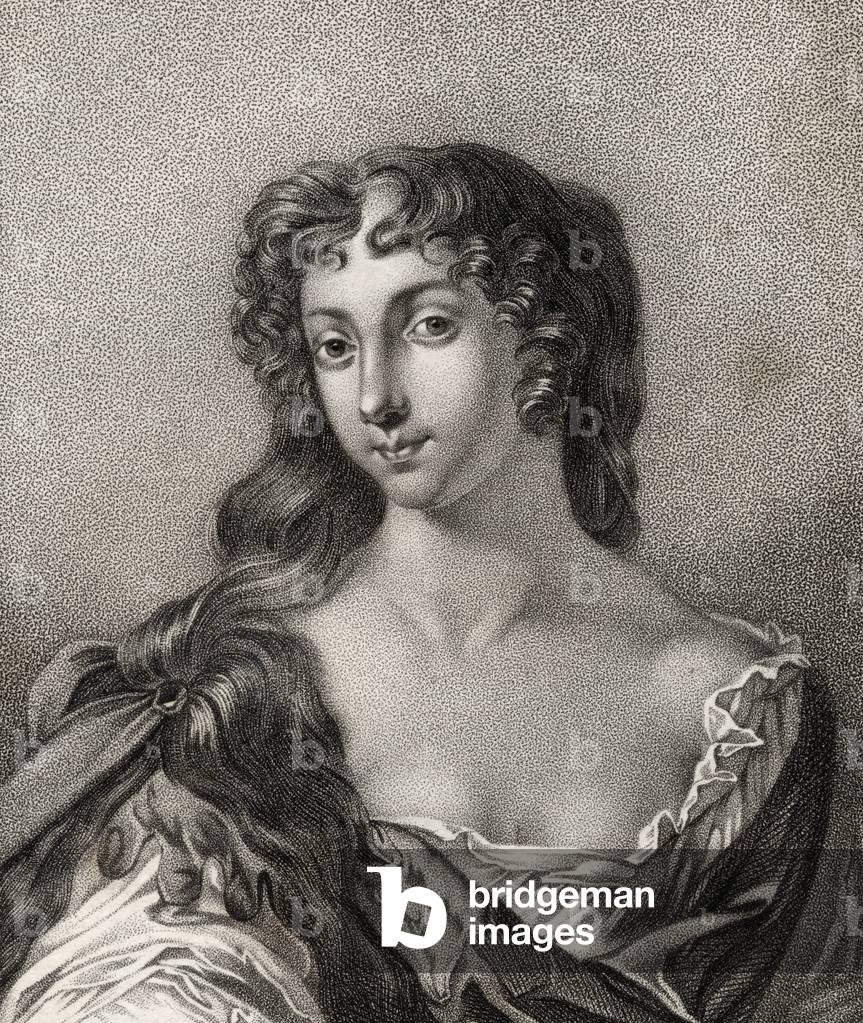 Anne Wharton, illustration from 'A catalogue of Royal and Noble Authors, Volume III', published in 1806 (litho)
