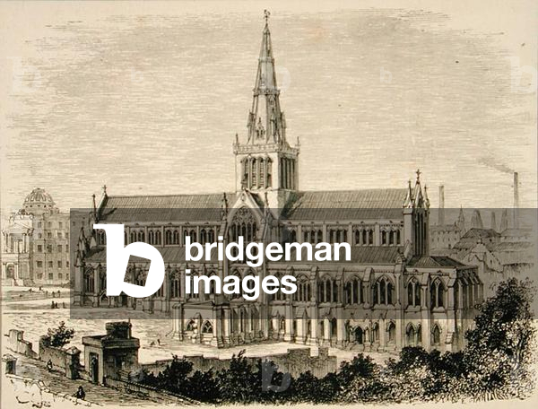 Glasgow Cathedral in c.1880, from 'Scottish Pictures' published by the Religious Tract Society, 1886 (engraving)