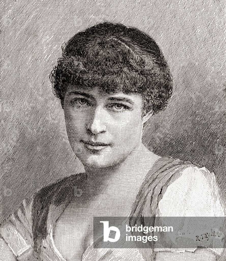 Lillie Langtry or Lily Langtry, from The Strand Magazine, Vol I January to June, 1891