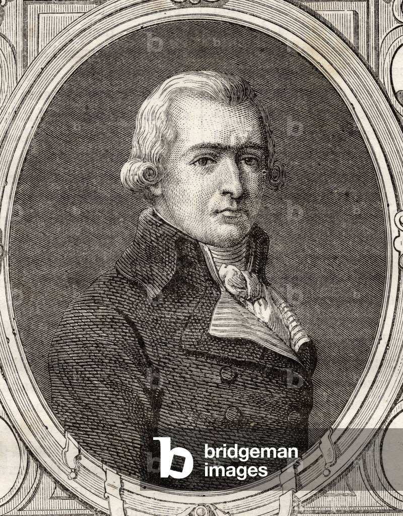 Jean-Baptiste-Andre Amar, from 'Histoire de la Revolution Francaise' by Louis Blanc (1811-82) (engraving)