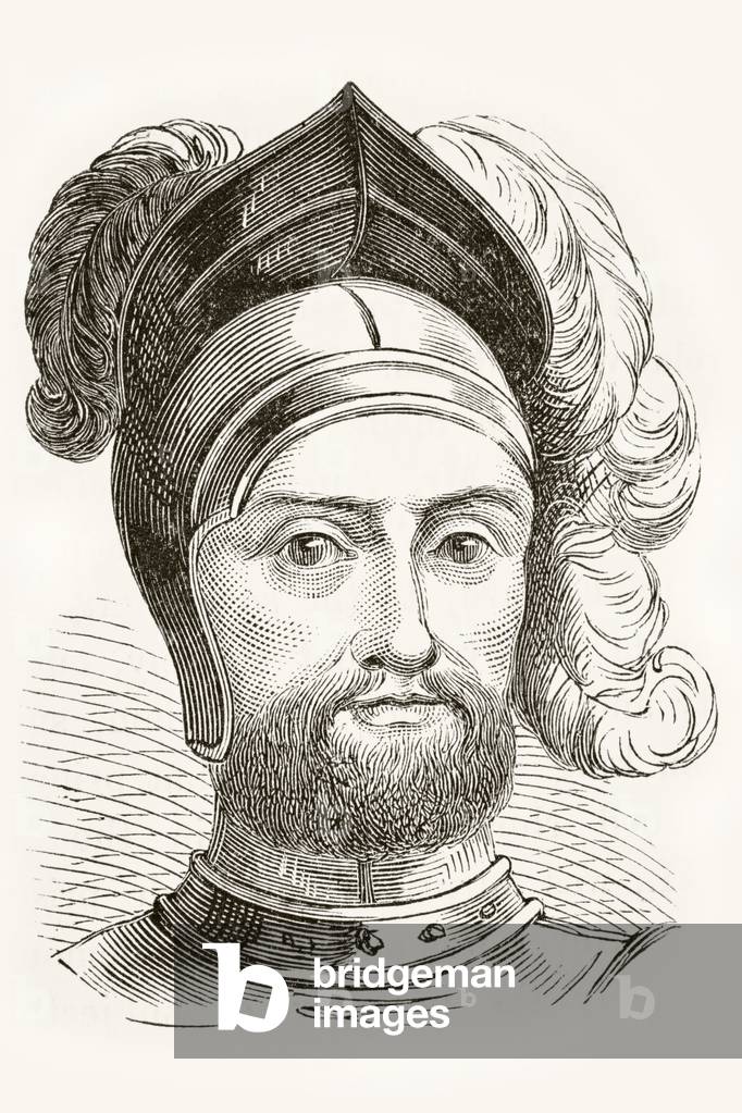 John de Balliol or Baliol, King of the Scots, from The National and Domestic History of England by William Aubrey pub. London, c.1890