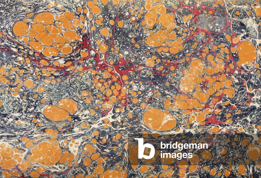 Decorative end paper (colour litho)