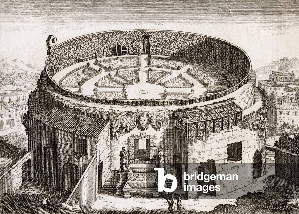 Mausoleum of Augustus, Rome (engraving)