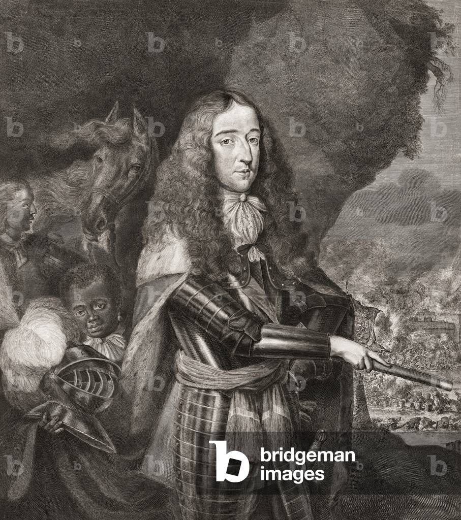 King WIlliam III of England, Ireland and Scotland (1650-1702) (engraving)