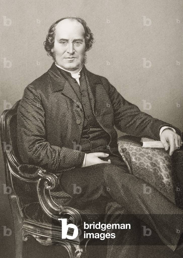 William Weldon Champneys (1807-75) engraved by D.J. Pound from a photograph, from 'The Drawing-Room of Eminent Personages, Volume 2', published in London, 1860 (engraving)