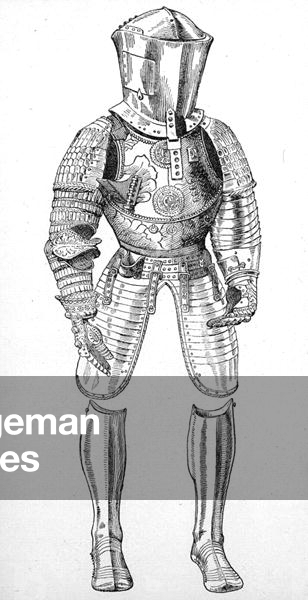 Armour of the 15th century (engraving)