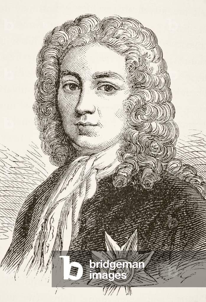 Robert Walpole, 1st Earl of Orford, from 'The National and Domestic History of England' by William Hickman Smith Aubrey (1858-1916) published London, c.1890 (litho)