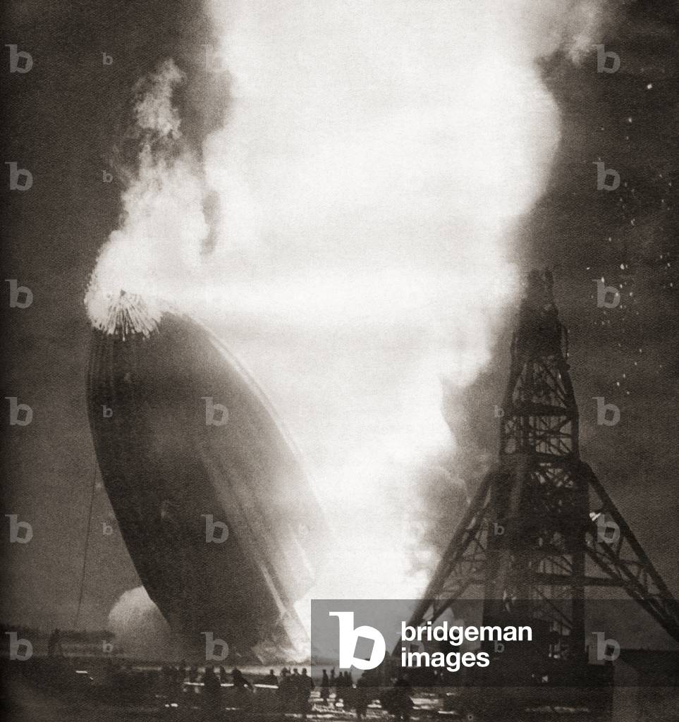 The Hindenburg disaster, May 6, 1937
