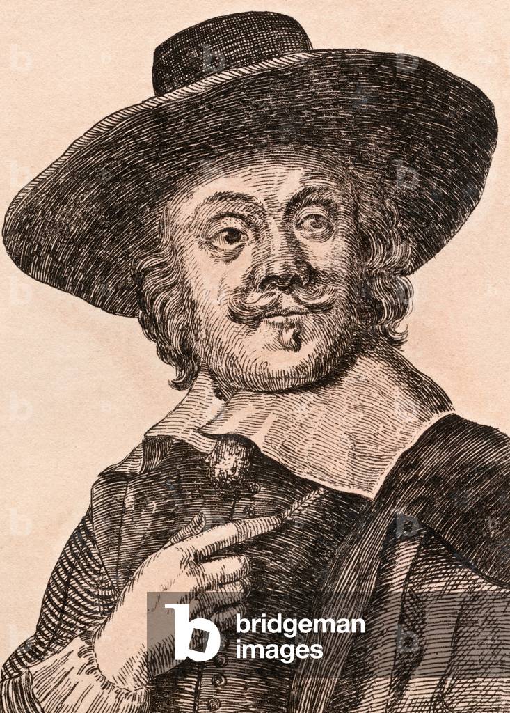 Frans Snyders, illustration from '75 Portraits Of Celebrated Painters From Authentic Originals', published in 1817, London (engraving)