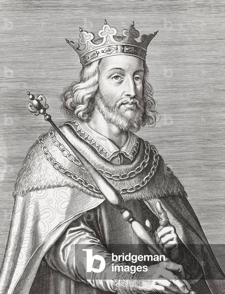King Ferdinand I of Portugal.  Portrait.