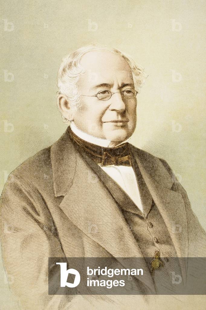 Alexander Mikhailovich Gorchakov (colour litho)